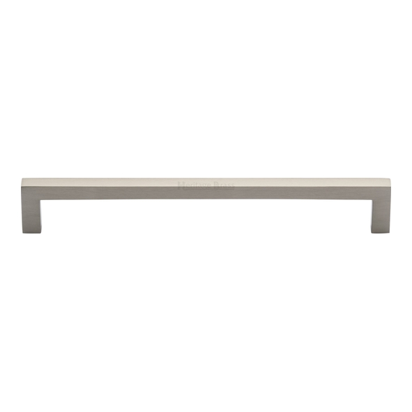 C0339 192-SN • 192 x 202 x 30mm • Satin Nickel • Heritage Brass City Cabinet Pull Handle